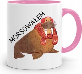 Rózsaszín Bögre Vicces Ajándék fényképes nyomtatással