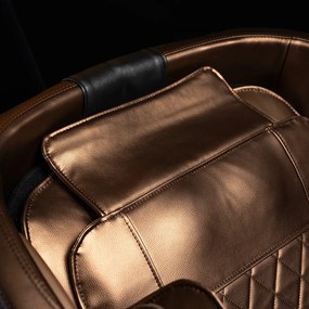 Masszázsfotel Barna Eco-bőr Kárpittal. VX MAX