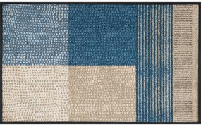 Kék és homok szennyfogó szőnyeg - 115*175 cm (Választható méretek: 115*175 cm)
