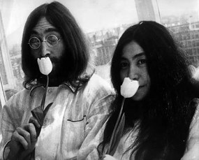 Fotográfia Bed-In for Peace by Yoko Ono and John Lennon, 1969