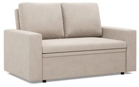 Zeus kanapé, bársony, hab töltet, egyenes kartámasz, bézs