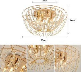 Brilagi - Felületre szerelhető csillár VASTERAS 6xE14/40W/230V átm. 60 cm