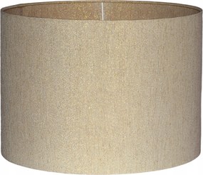 Exkluzív Lámpabúra E27 Tekercses Szélű henger lámpabúra 20 cm Bézs+Arany Latina