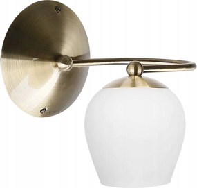 Serano fali lámpa, patinás, 1x60W E27, fehér búra, Candellux