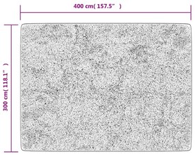 antracitszürke mosható csúszásgátló szőnyeg 400 x 300 cm