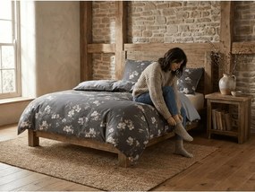 BLOSSOM szürke mikroszálas flanel ágyneműhuzat Ágyneműhuzat mérete: 70 x 90 cm | 140 x 200 cm