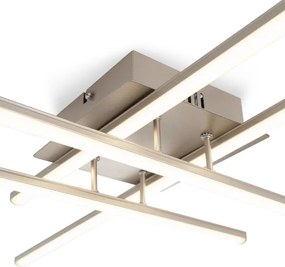 Brilagi - LED mennyezeti lámpa STRIPES LED/37W/230V ezüstszínű