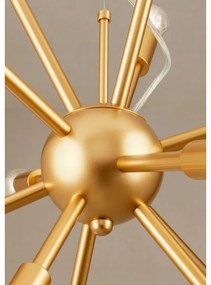 Redo 01-2935 - Kábelre függesztett STELLAR csillár 18xE14/25W/230V aranyszínű