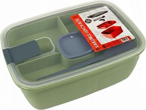 Uzsonnás doboz Bento Box Uzsonnás doboz rekesszel Bpa mentes evőeszközök