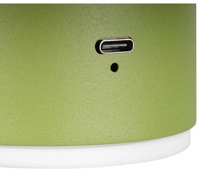 Zöld USB LED fali lámpa Davey – Trio