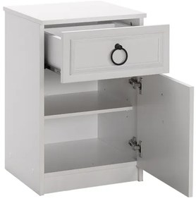 Éjjeliszekrény 63x40 cm fehér