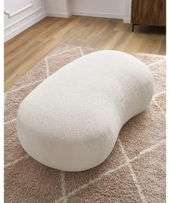 Fehér buklé szövet lábtartó Saint-Germain – Bobochic Paris