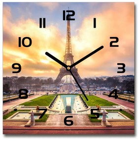 Négyzetes üvegóra Párizsi eiffel-torony pl_zsk_30x30_c-f_61738045
