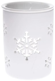 Snowlet kerámia aromalámpa fehér, 8,5 x11,5 cm