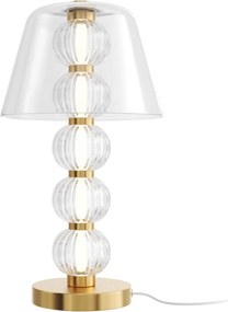 Maytoni glamour modern asztali lámpa amulet átlátszó arany mymod555tl-l8g3k