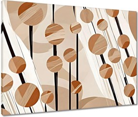 Vászonkép 80x60 Bézs az oszlopokon