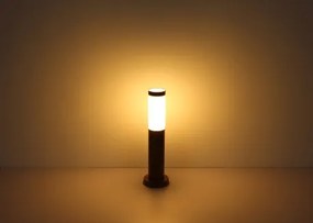 Globo 3158W Kültéri állólámpa fém fa mintázattal, műanyag fehér búrával. IP44, Ø:127, M:450, fényforrás nélkül 1xE27 23W 230V