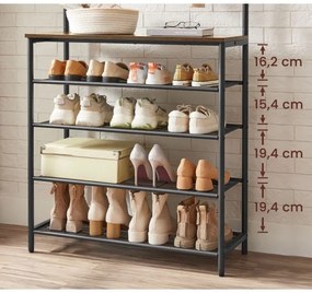 Álló fogas NAVOR barna/fekete