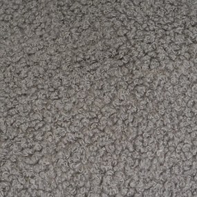 Szürke sherpa takaró 130x160 cm Sherpa Bouclé – Casa Selección