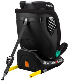 Lionelo autós gyerekülés alappal, forgatható BASTIAAN ONE i-Size 40-150 cm Fekete Carbon