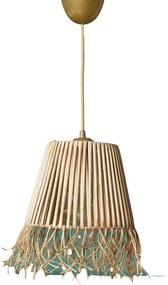 Mennyezeti lámpa, fém és bambusz utánzat búrával
 - GITANE