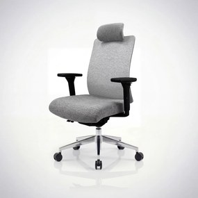 Ergonómikus, forgó irodai szék, szürke: VECTOR