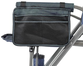 Leziter Comfort karfás horgász szék pohártartóval kék