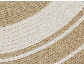 Természetes színű kerek kültéri szőnyeg ø 150 cm - NORTHRUGS