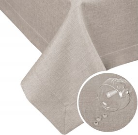 Abrosz Foltálló Panama 110x160 Bézs Abrosz Dekoratív Asztal Sima