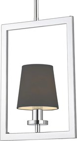 Cosmolight LONDON P01007CH-BK Fali lámpa 1x40W/E14 IP20