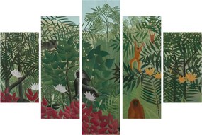 Kép - Henri Rousseau, Tropical Forest with Monkeys, reprodukciók (150x105 cm)