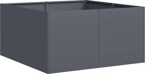 vidaXL növénytartó antracitszürke 80x80x40 cm hidegen hengerelt acél