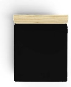 Fekete gumis pamut lepedő 140x200 cm – Mijolnir