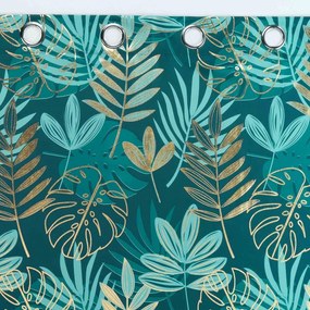 Zöld függöny 140x260 cm Ornella – douceur d'intérieur