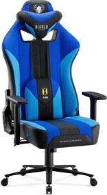 Gamer szék szövet kék-fekete Normal Size: Diablo X-Player 2.0 Frost Black