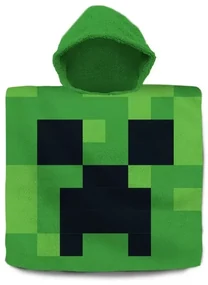 Minecraft poncsó törölköző creeper 60x120cm