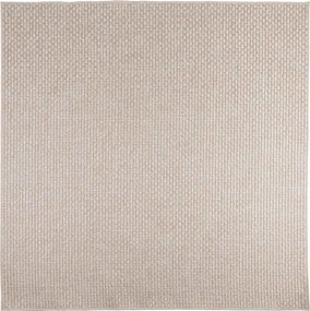 vidaXL Területszőnyegek Négyzet FARO Krém 200 x 200 cm Poliészter