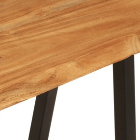 tömör akácfa pad természetes éllel 105 cm