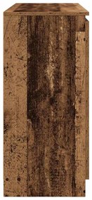 antik fa szerelt fa tálalószekrény fiókos 100,5x35x76 cm