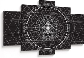 Kép - Óra absztrakciója (150x105 cm)