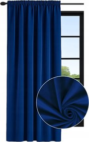 Kész függöny Velúr 140x180 nappali függöny velvet sötétkék