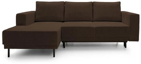 Sarokkanapé Rodriguez mini (B) (sötét bézs + fekete). 1099139