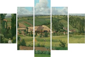 Kép - Camille Pissarro, Landscape at Les Pâtis, Pontoise, reprodukciók (150x105 cm)