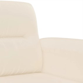 2 részes bézs mikroszálas szövet ülőgarnitúra párnával