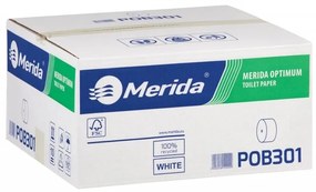 Optimális tubus nélküli toalettpapír 12 cm, 18 tekercs, fehér