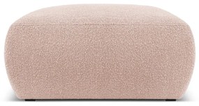 Rózsaszín buklé puff Molino – Micadoni Home