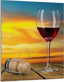 Üveg Vágódeszka 40x52 Bor a Konyhába