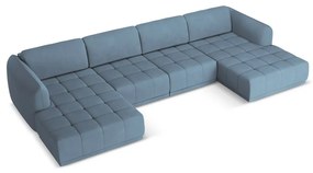 Világoskék sarokkanapé Hoku – Makamii