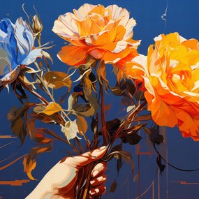 Poszter 90x90cm Élő ölelés