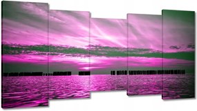 Vászonkép 150x80 Hanga naplemente